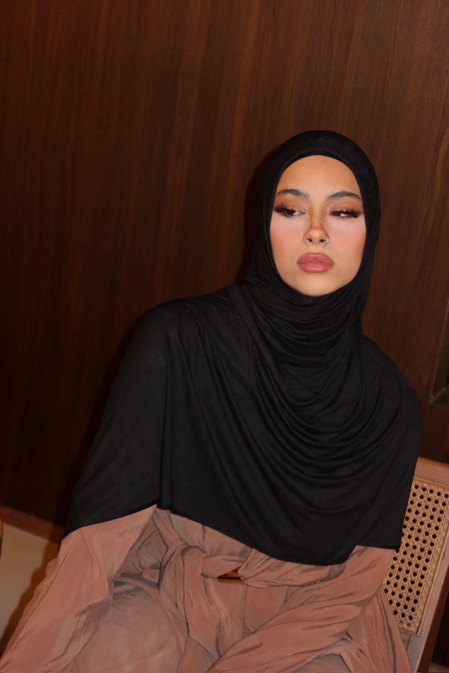 Black Jersey Hijab