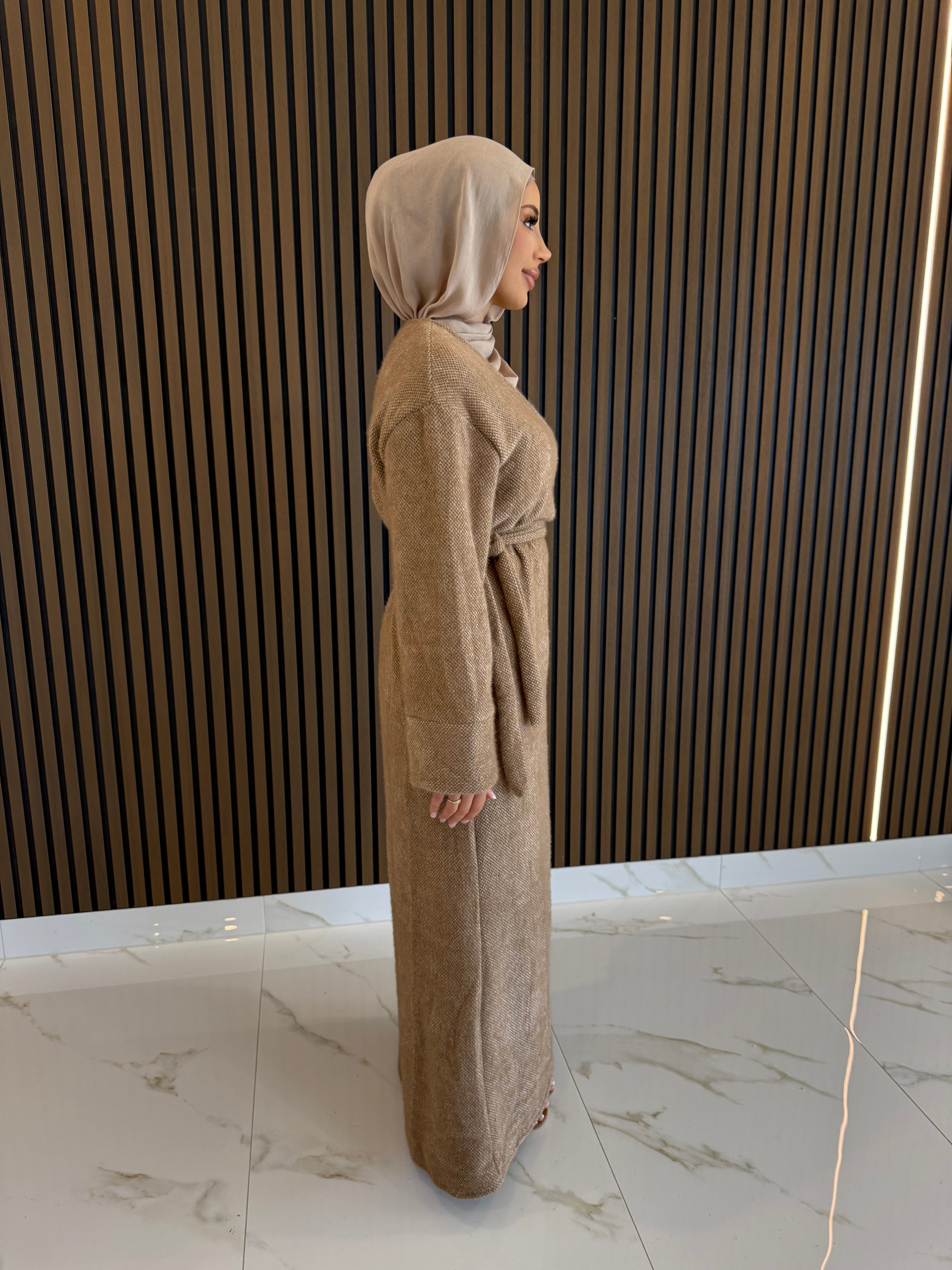 Winter wrap dress