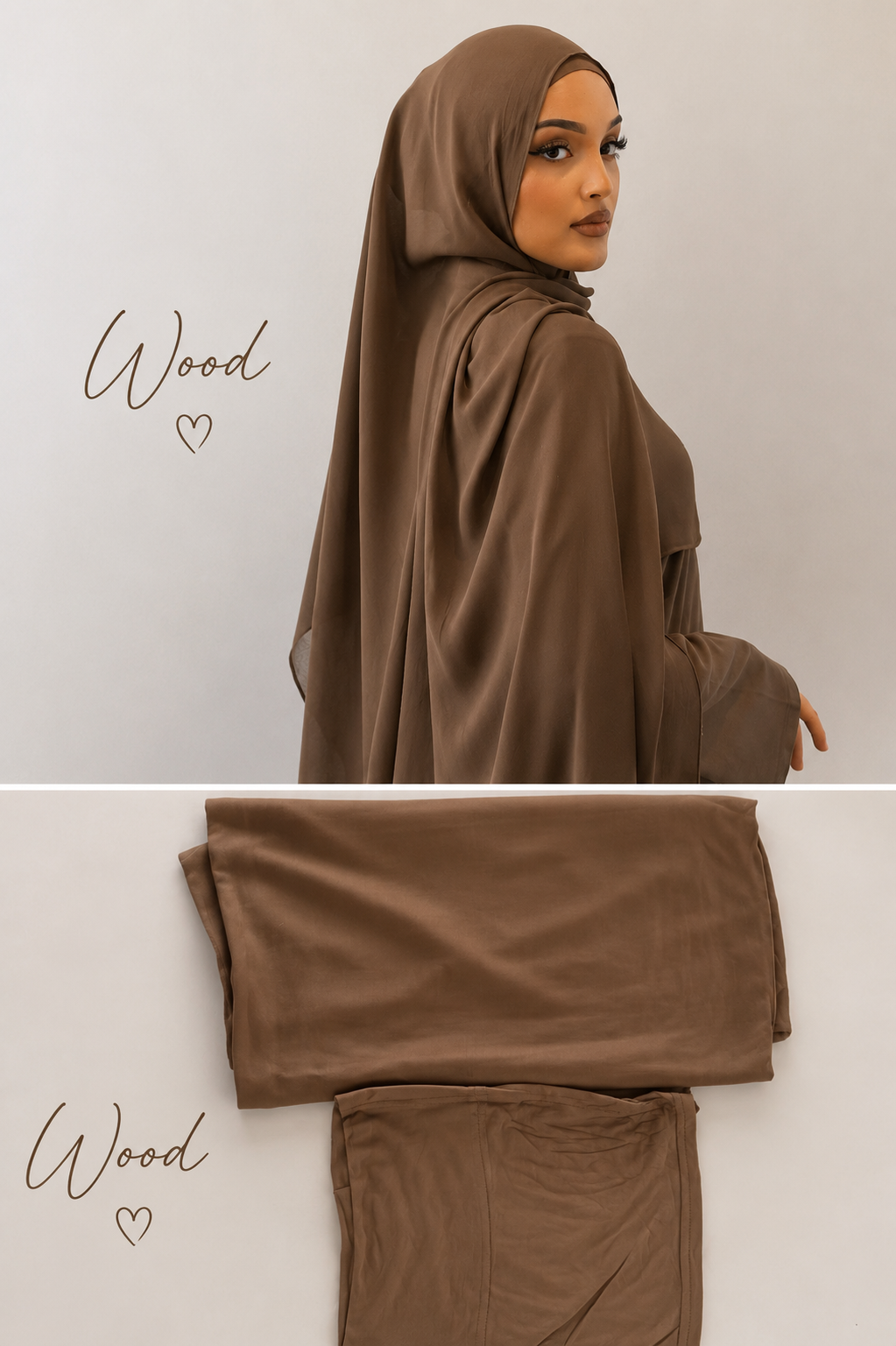 Wood hijab set