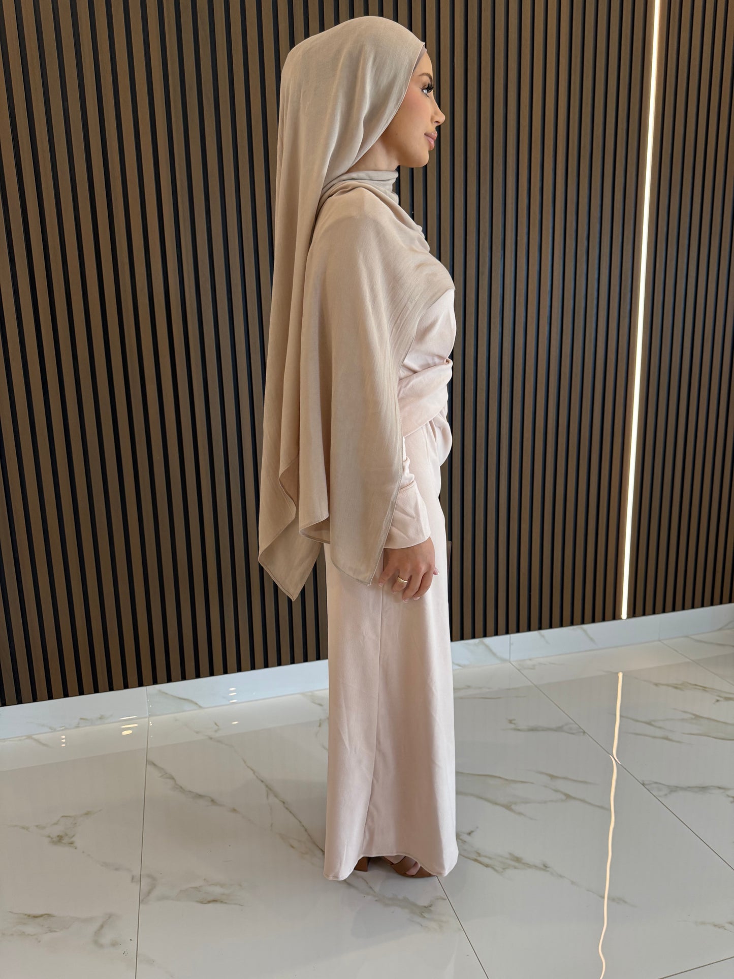 Saleha Dress - Beige
