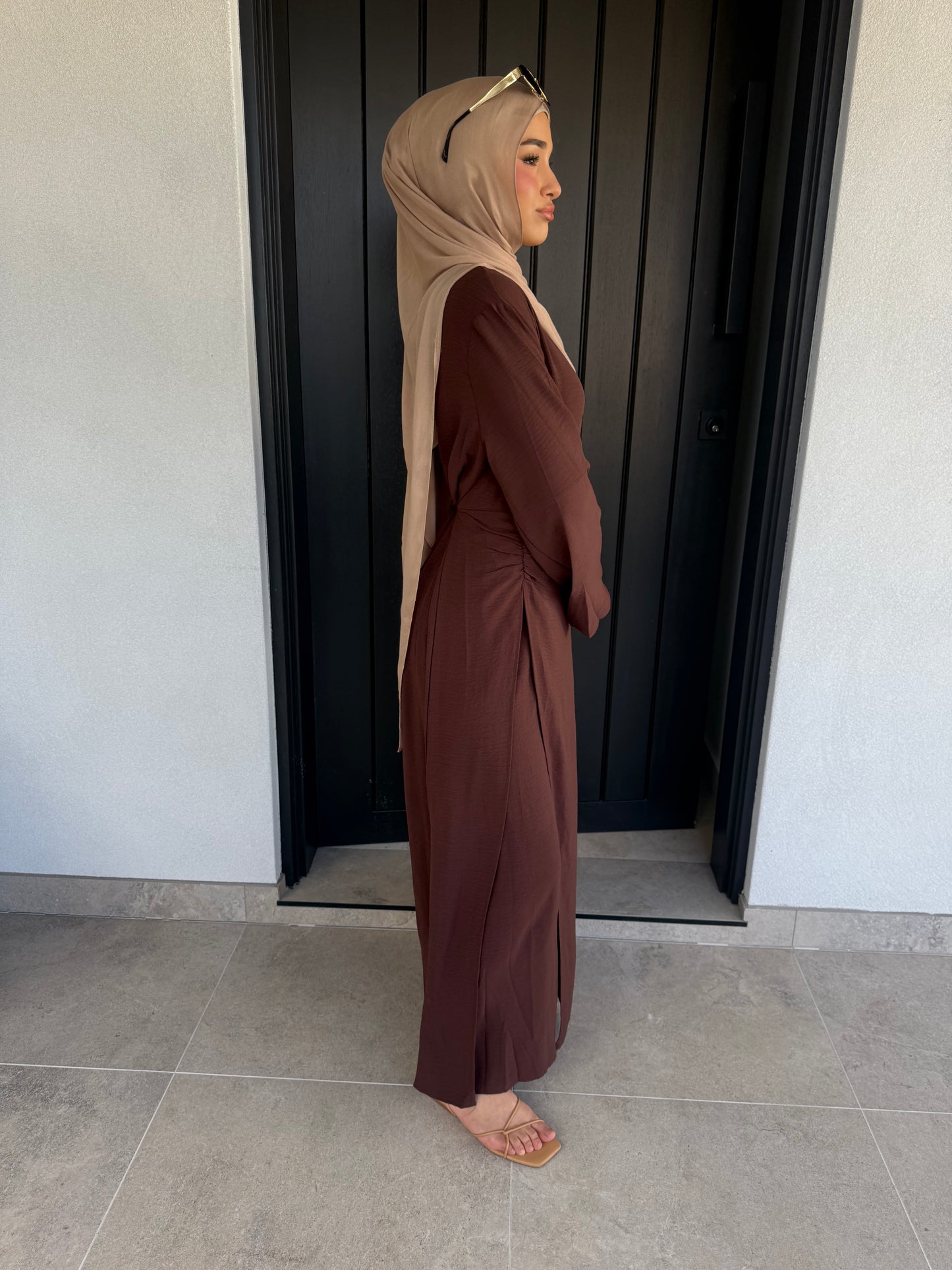 Aria Dress chocolate (Pre-order)