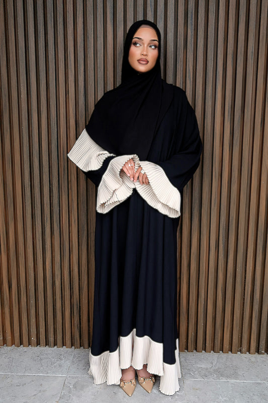 Ruffle Trim Abaya