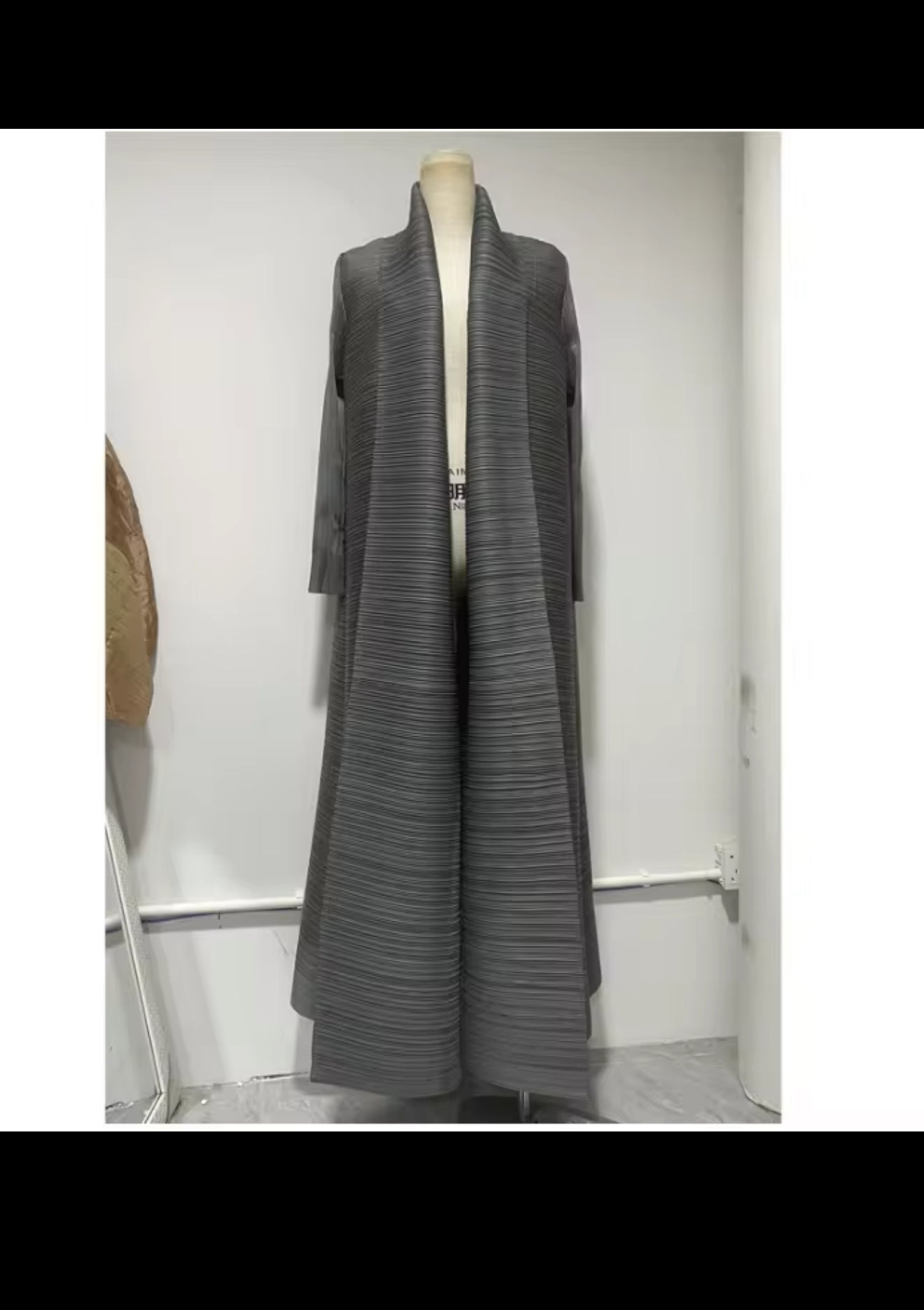 Pleated Cardigan
