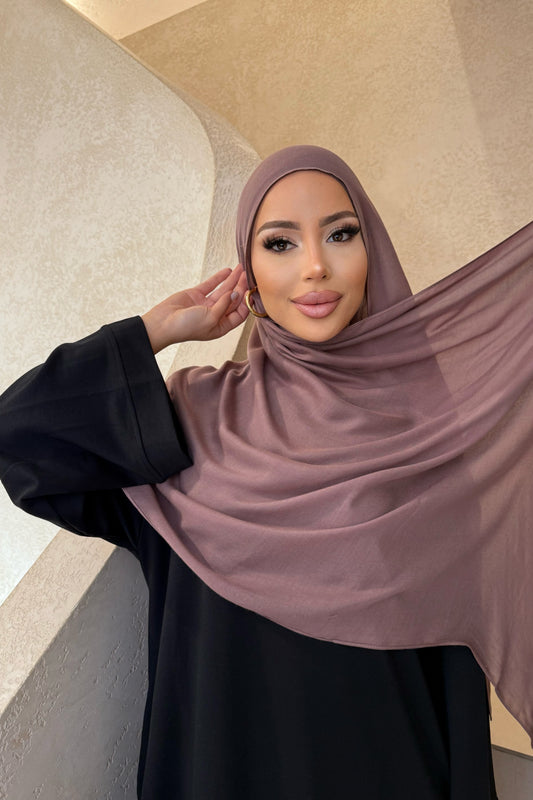 Modal Hijab Set - Mulberry