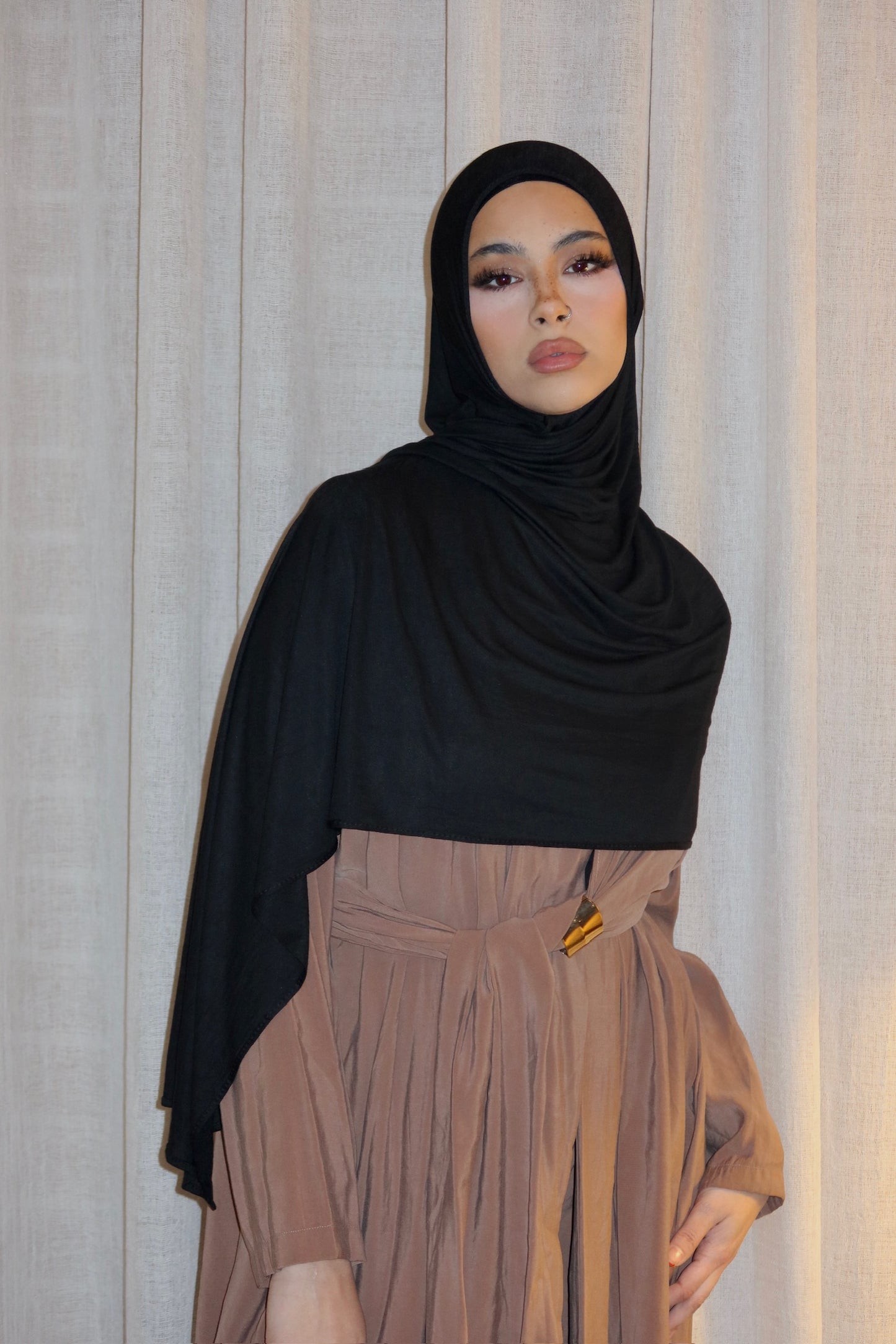 Black Jersey Hijab