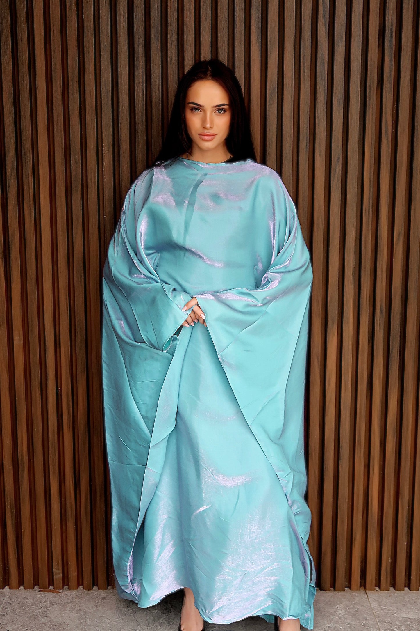 Azure butterfly dress