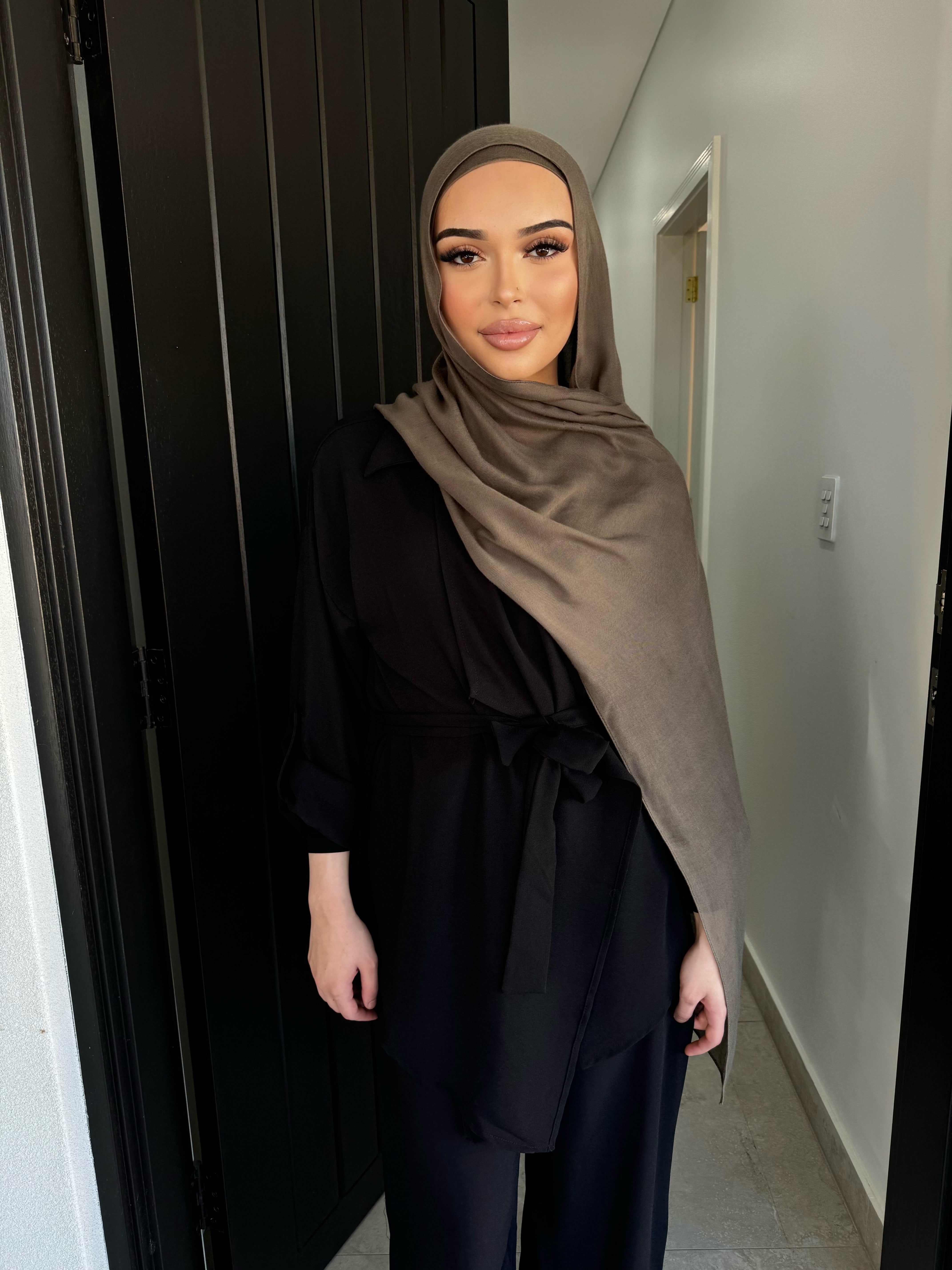 Modal hijab set-sage