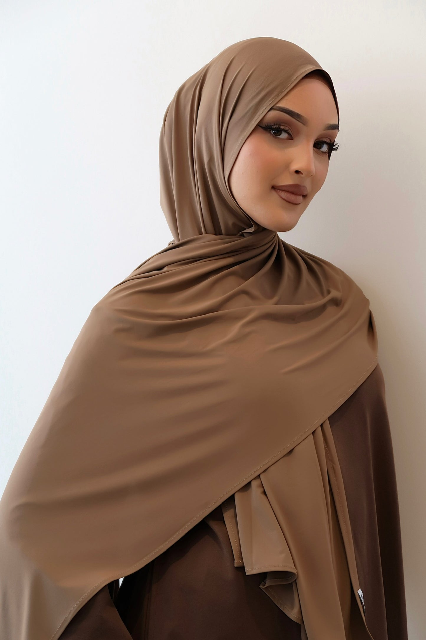 Liquid jersey hijab