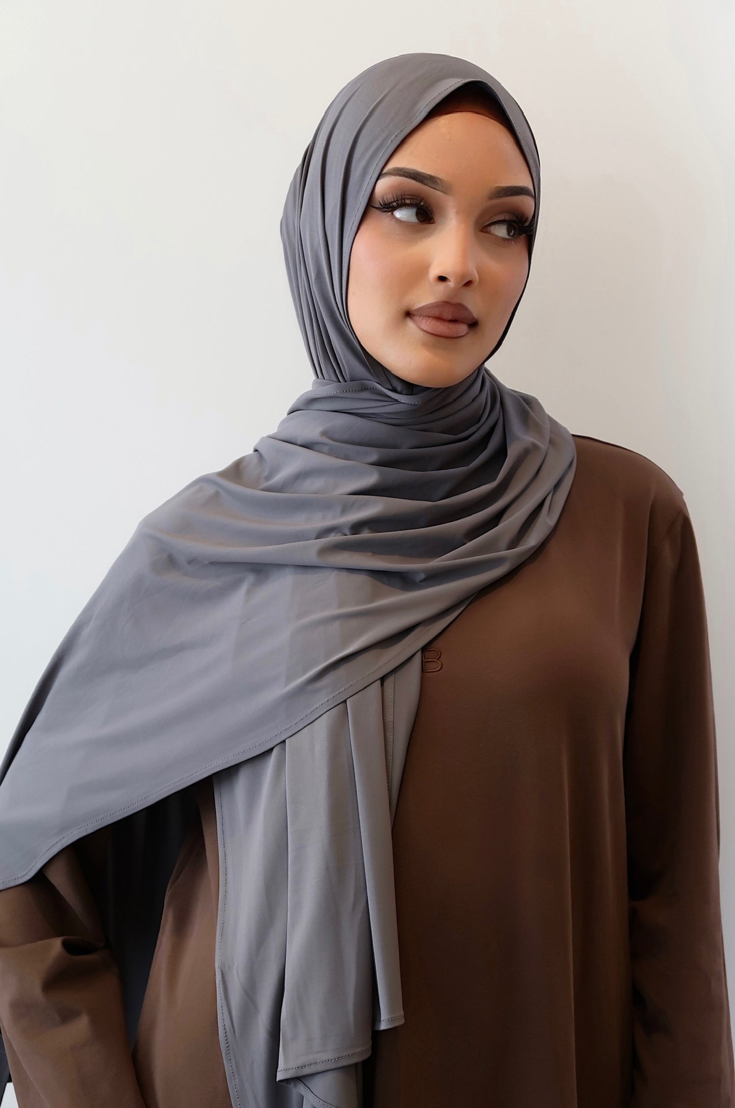 Liquid jersey hijab