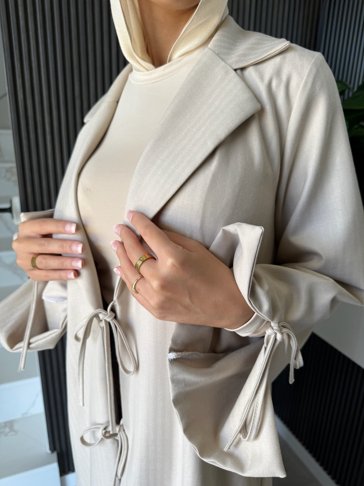 Al Rayaan Abaya - Ivory