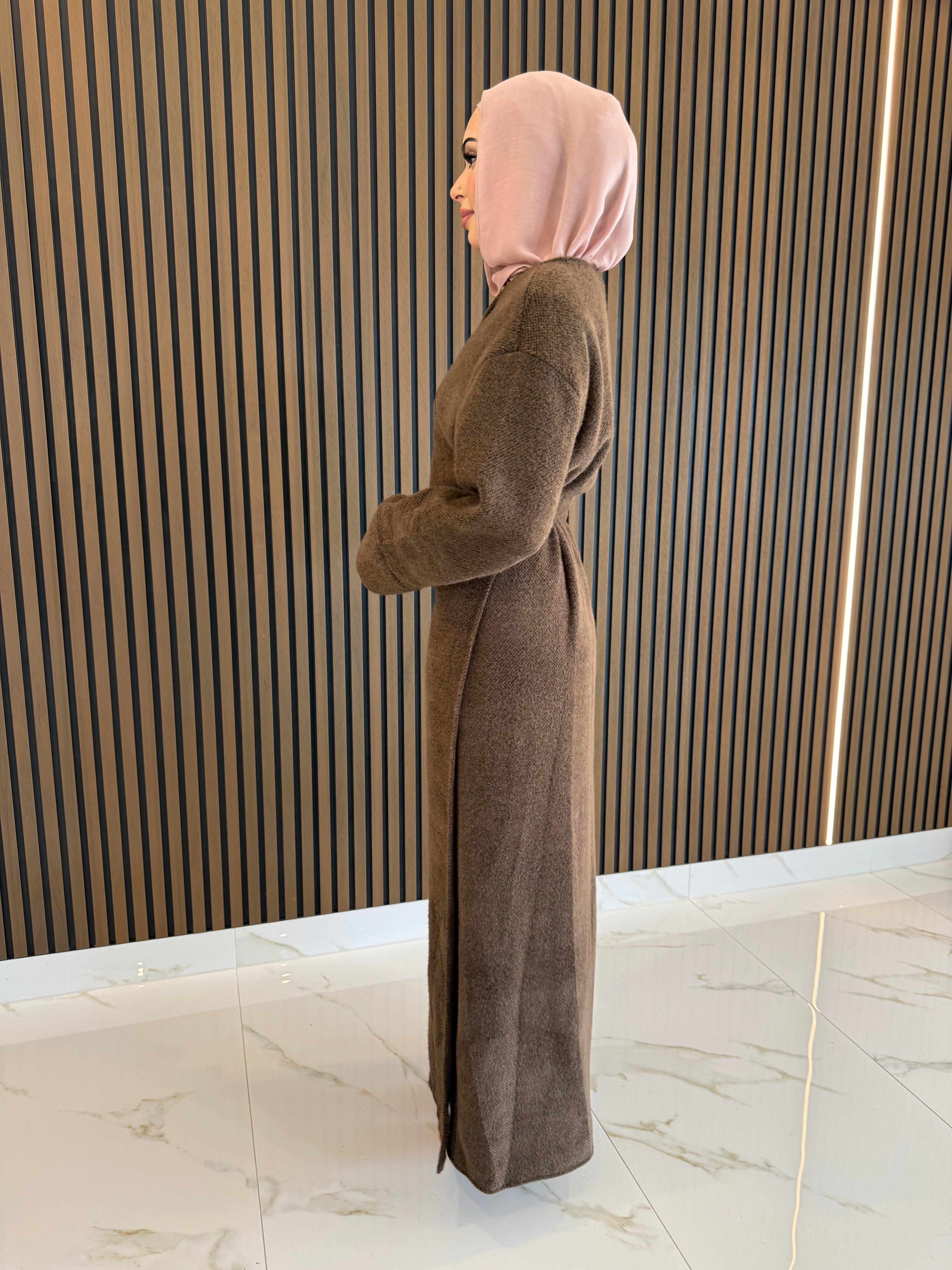 Winter wrap dress