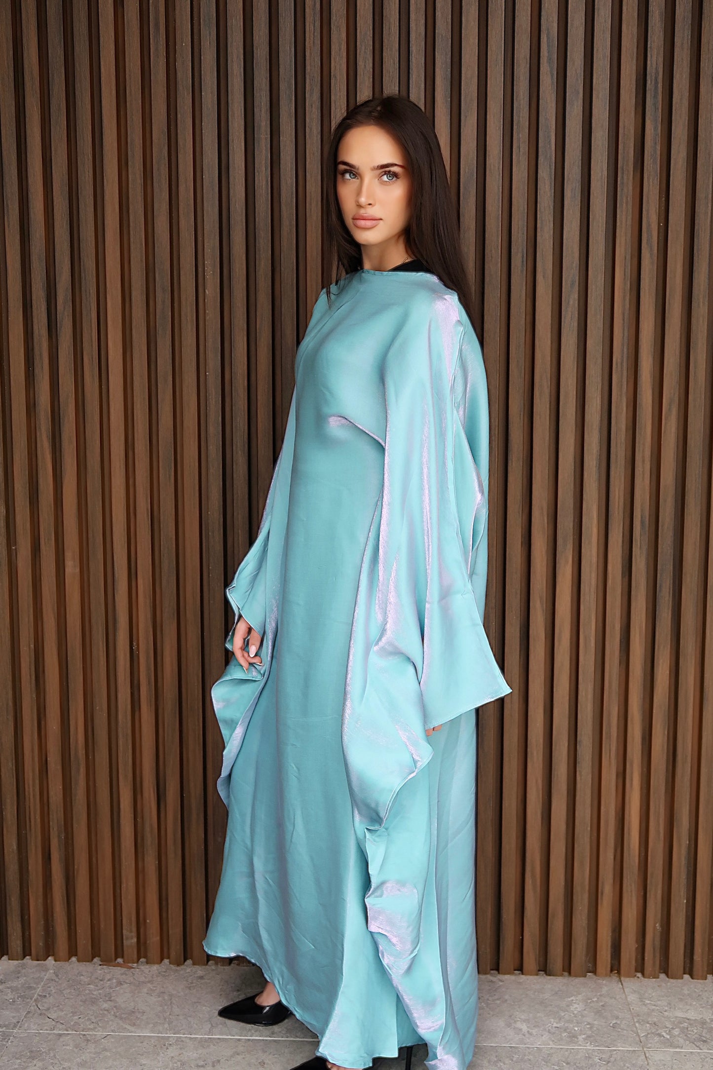 Azure butterfly dress