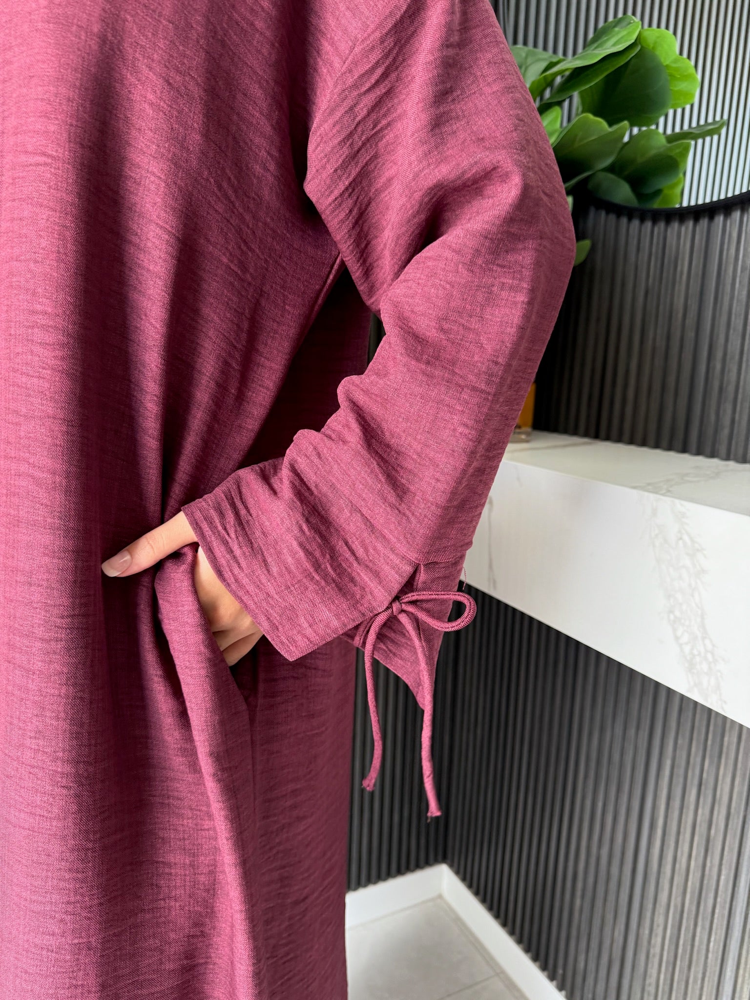 Ramadan Abaya (cherry)