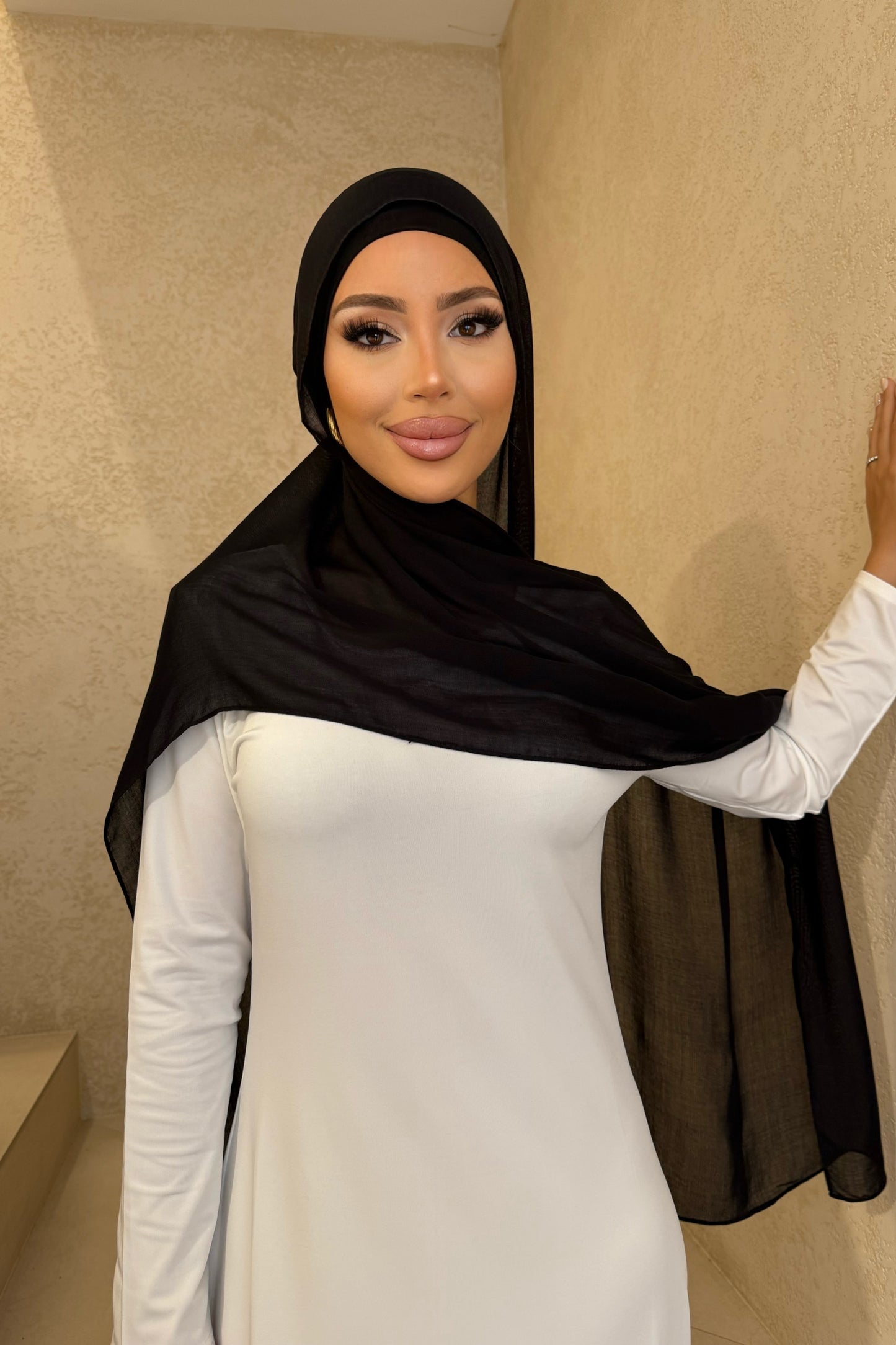 Modal Hijab Set - Onyx