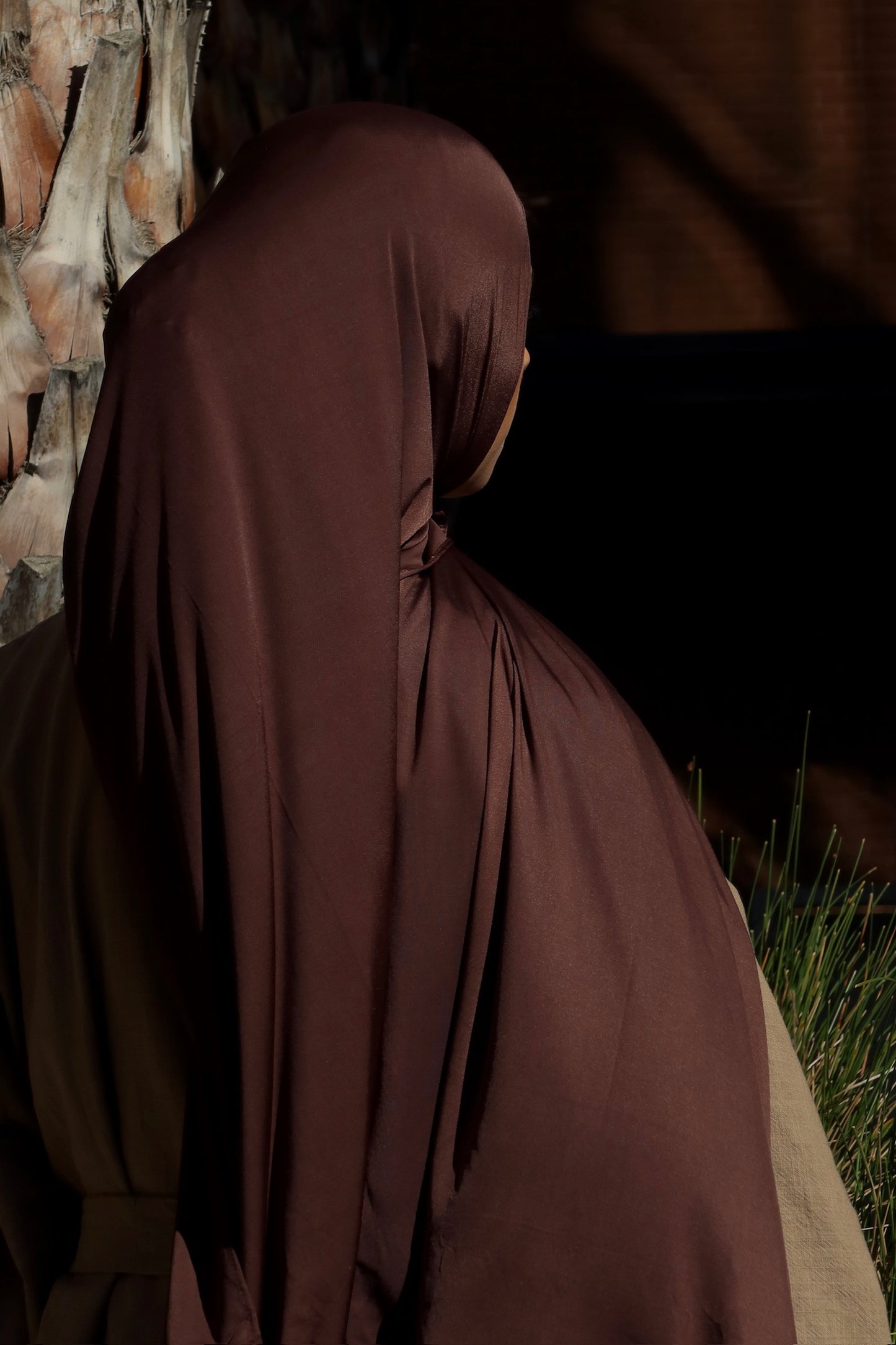 Espresso Liquid jersey hijab