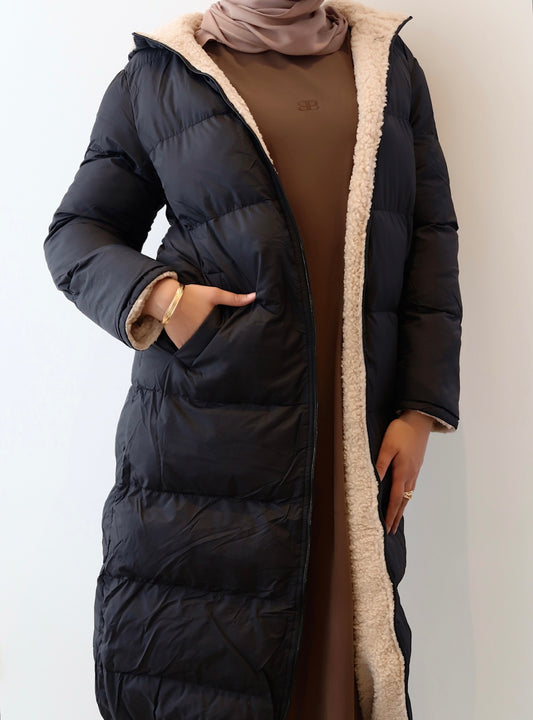 Puffer wool jacket