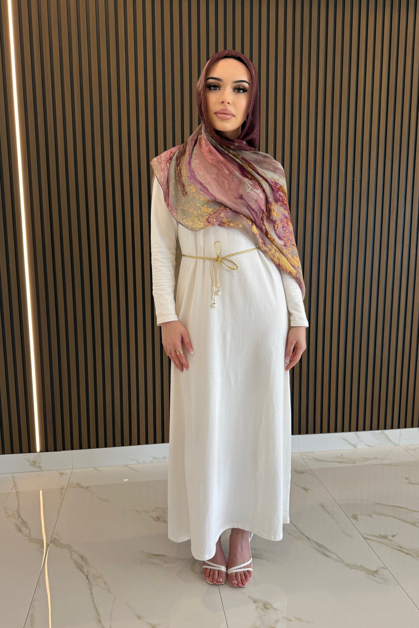 Luna Dress - White