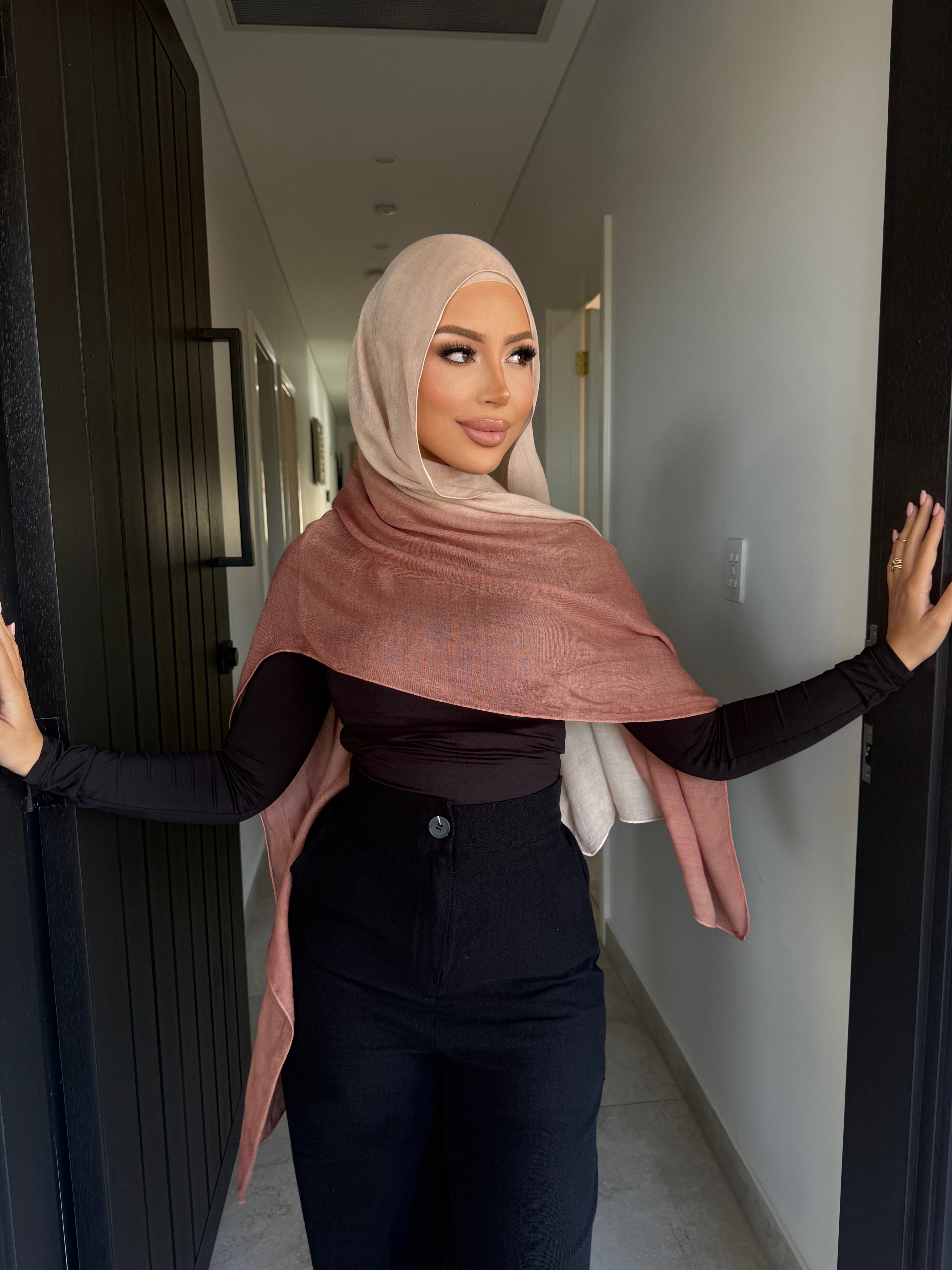 Sunrise ombré hijab