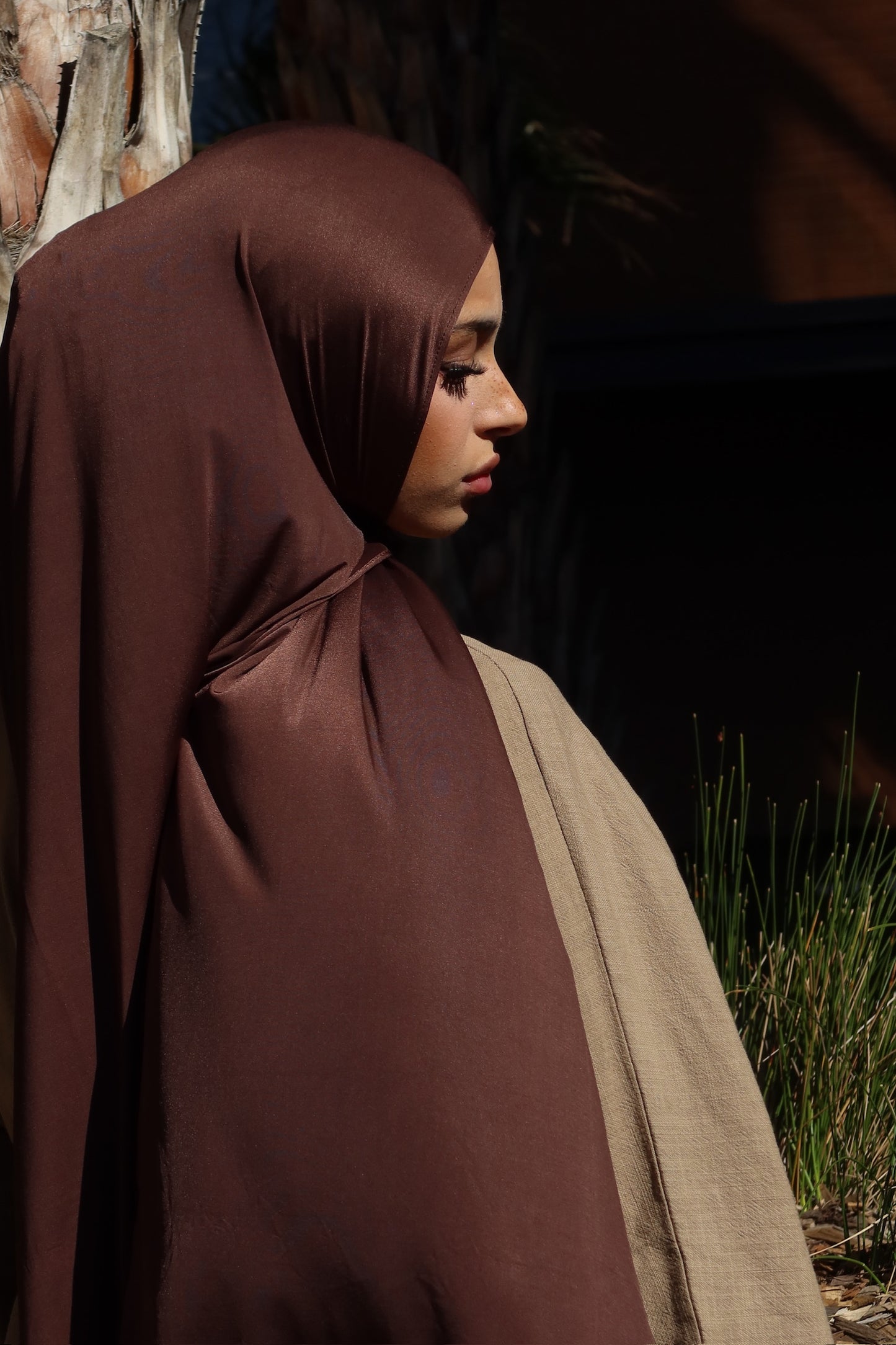 Espresso Liquid jersey hijab