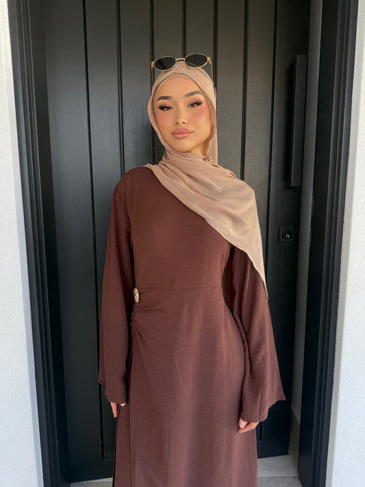 Aria Dress chocolate (Pre-order)