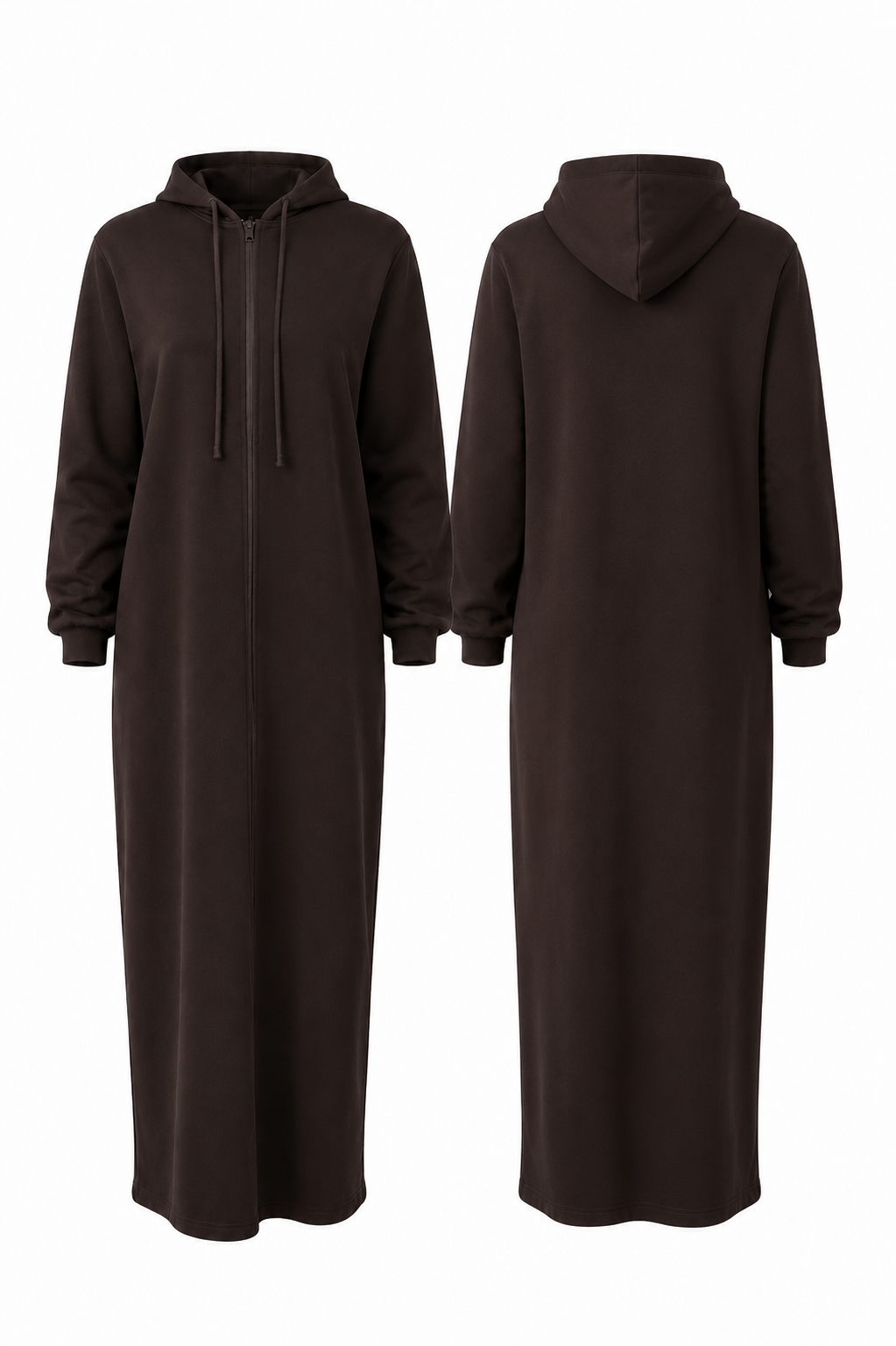 Oversized fleeced jacket