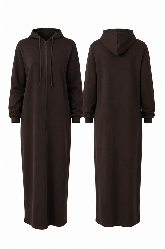 Oversized fleeced jacket
