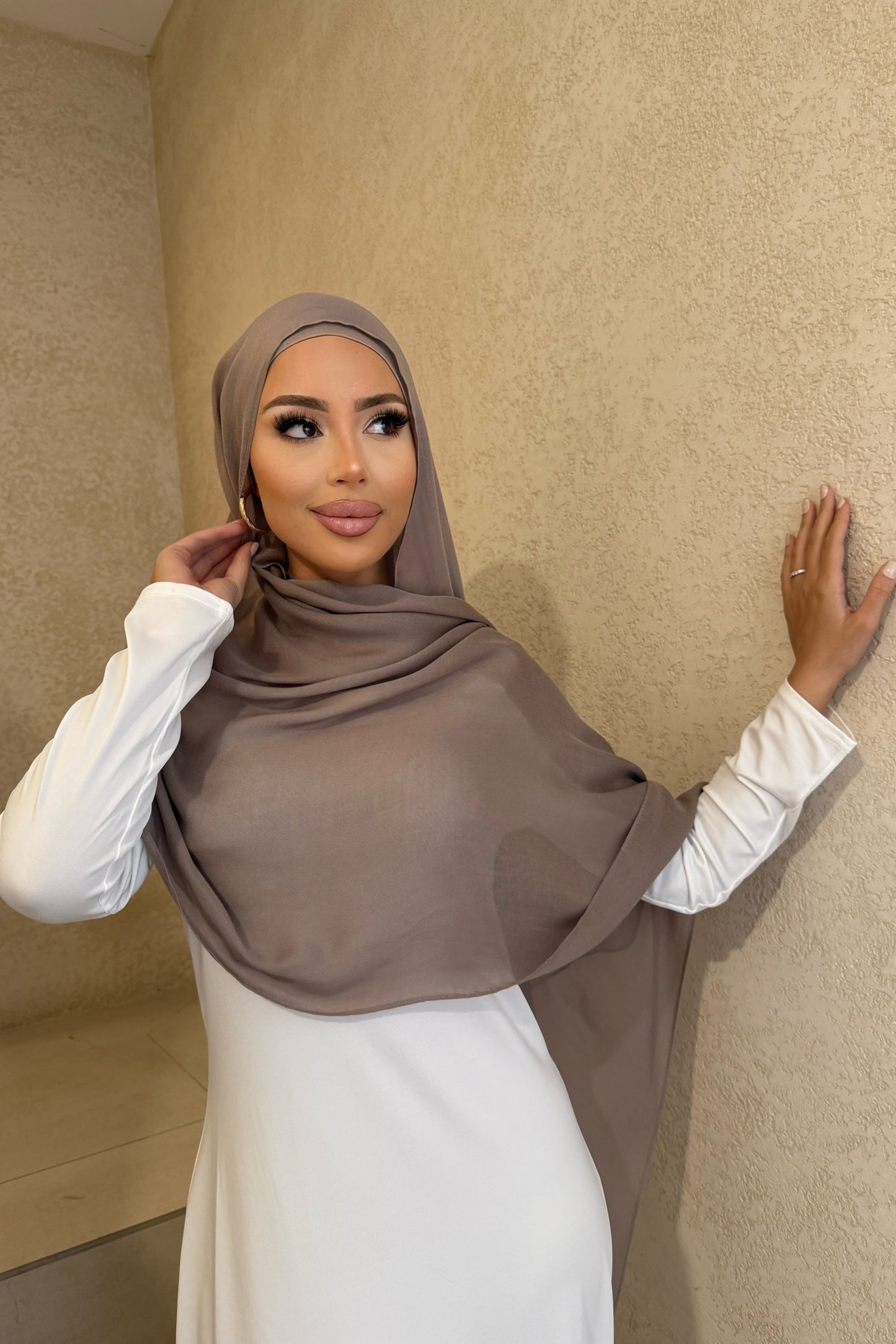 Modal Hijab Set - Ash