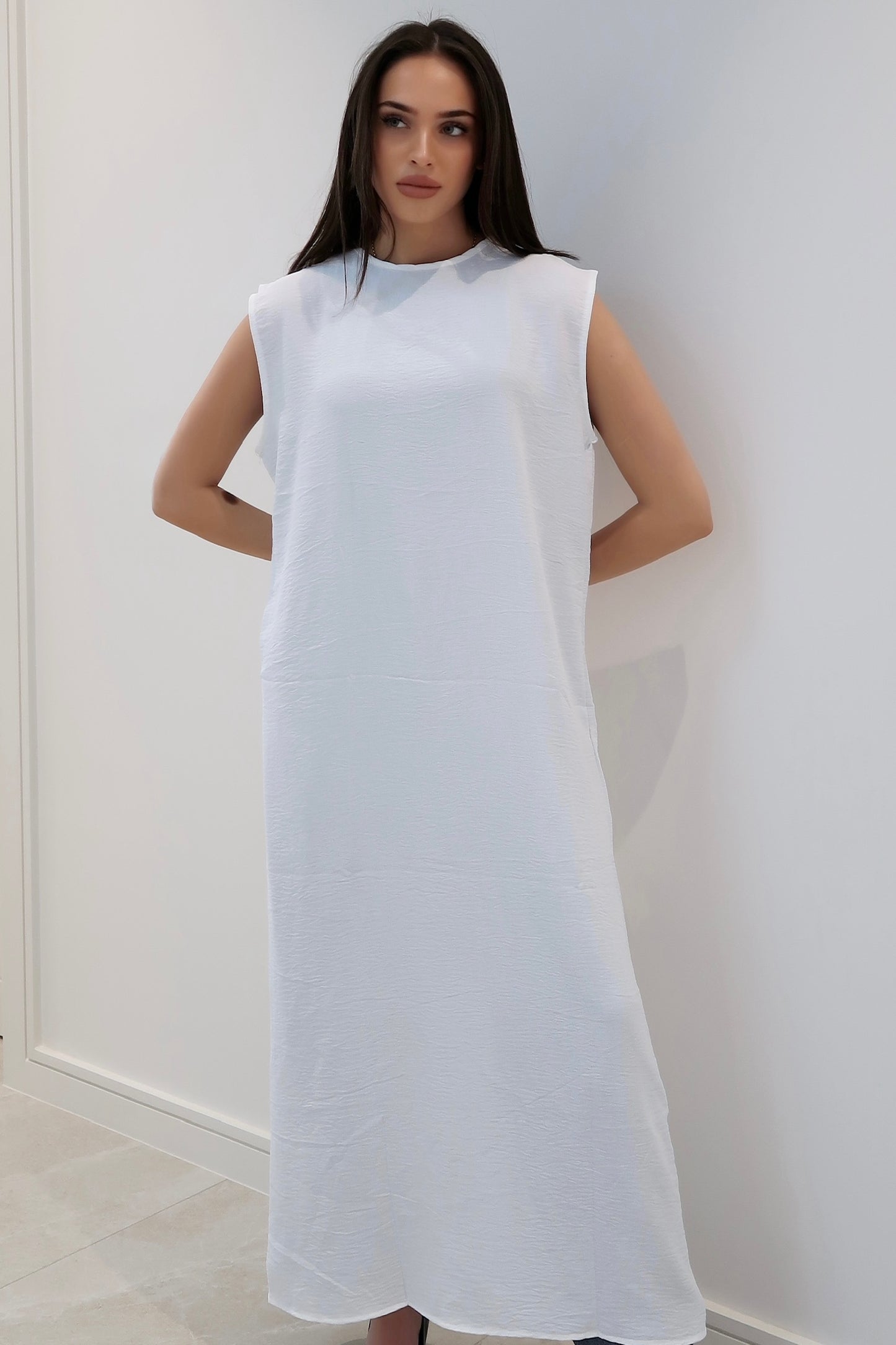 Aura maxi slip dress