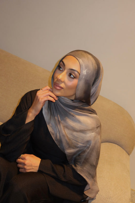 Abstract ink Modal Hijab