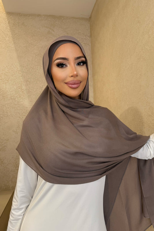 Modal Hijab Set - Mocha