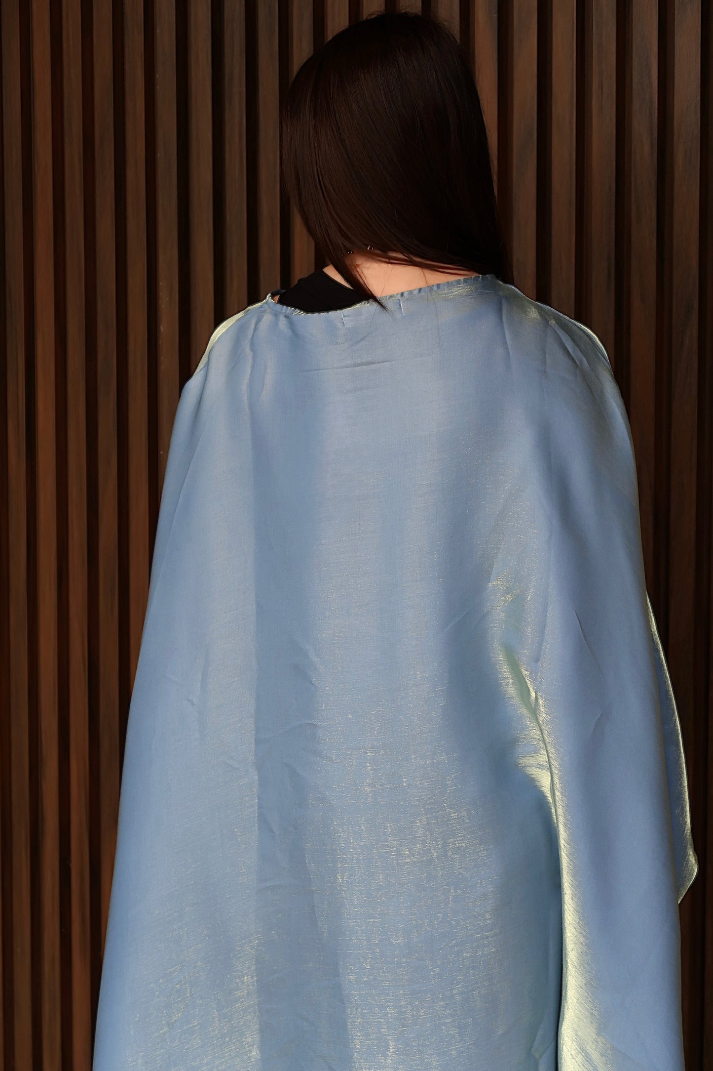 Baby blue butterfly dress
