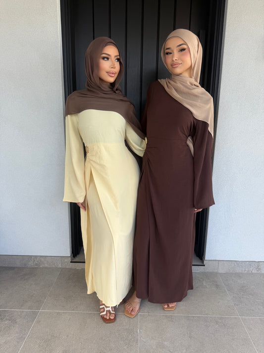Aria Dress chocolate (Pre-order)
