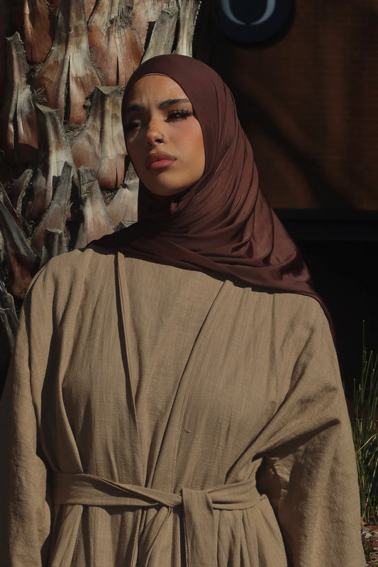 Espresso Liquid jersey hijab