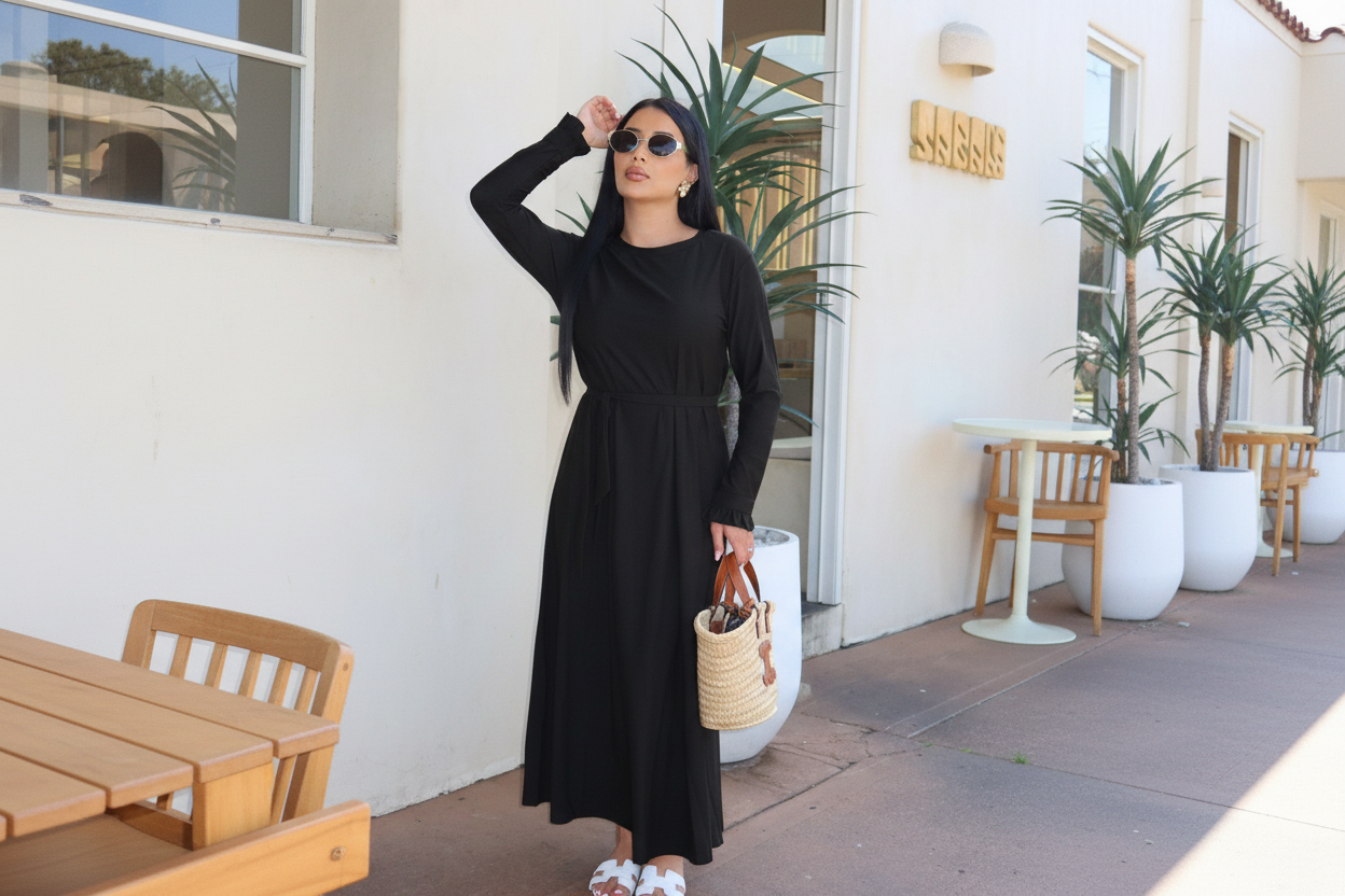 Modest swim set (black)