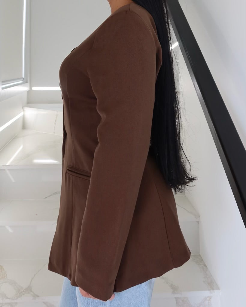 Mary Blazer - Chocolate
