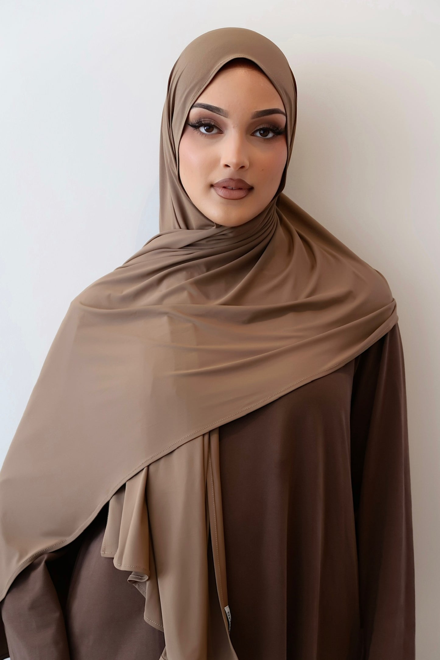 Liquid jersey hijab