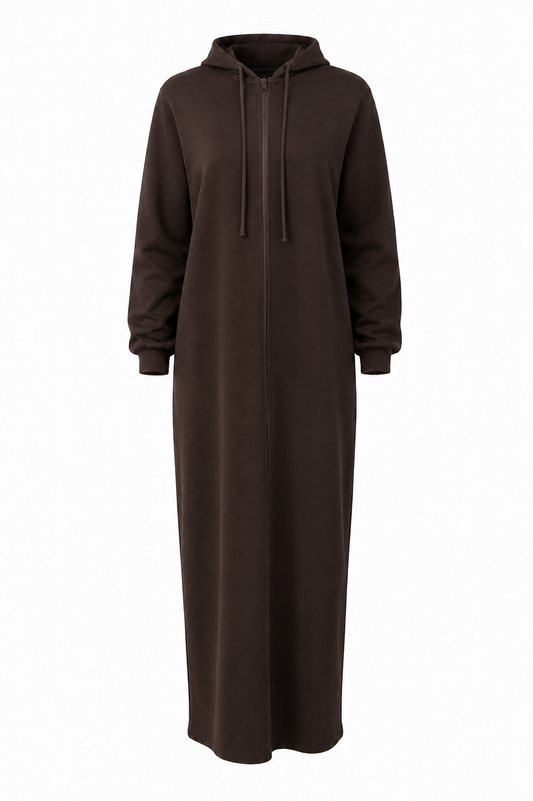 Oversized fleeced jacket