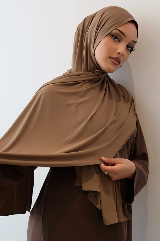 Liquid jersey hijab