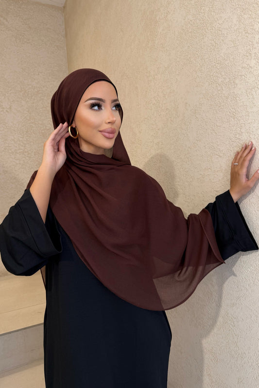 Modal Hijab Set - Espresso