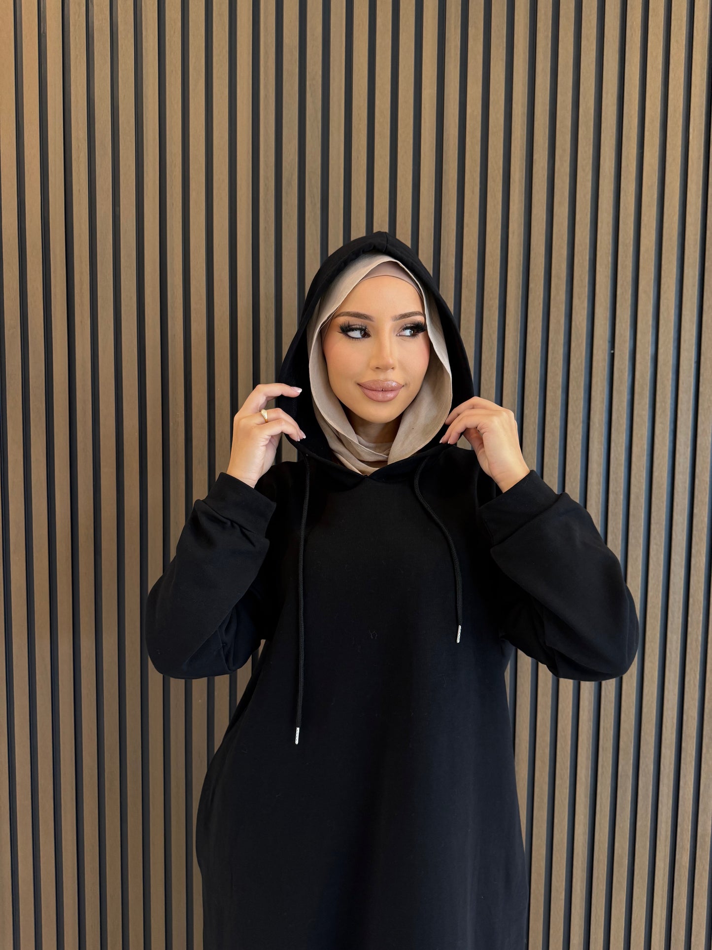Hooded dress