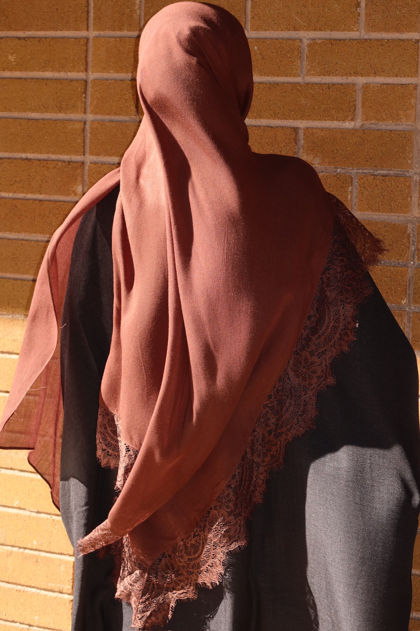 Modal lace hijab set