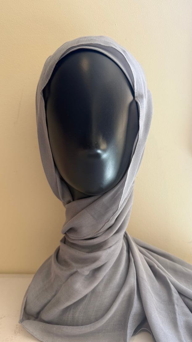 Modal hijab set (steel)