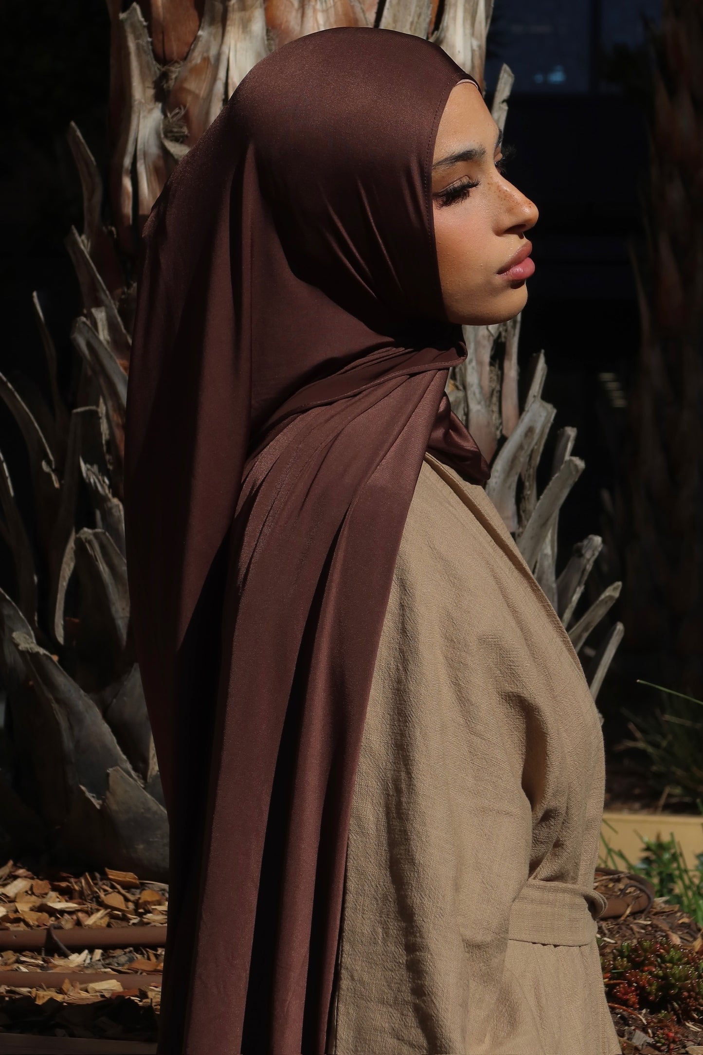 Espresso Liquid jersey hijab