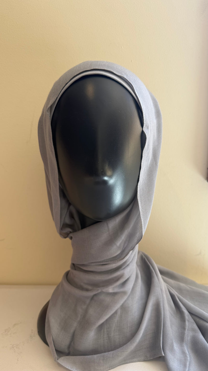 Modal hijab set (steel)