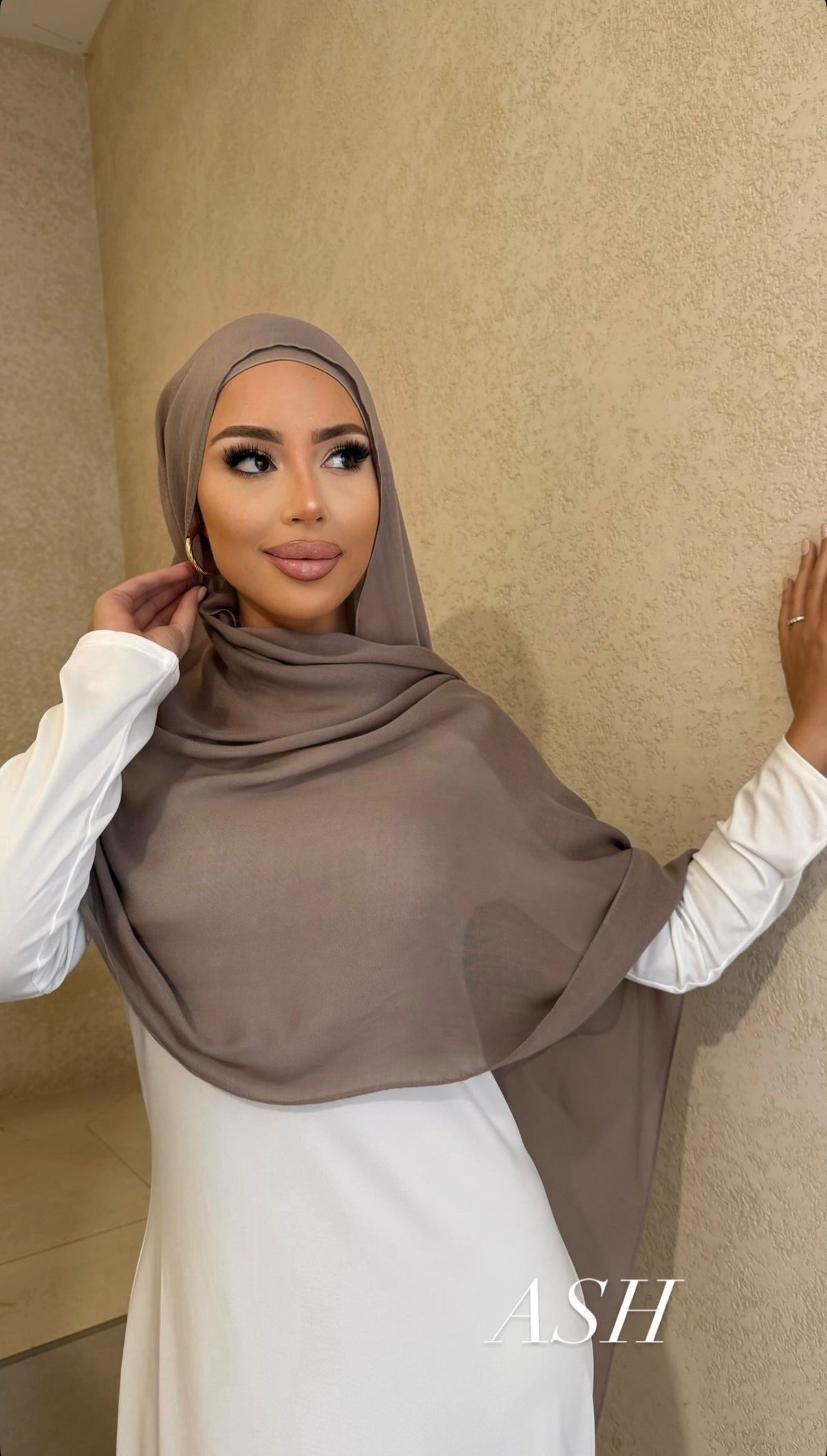 Ash hijab set
