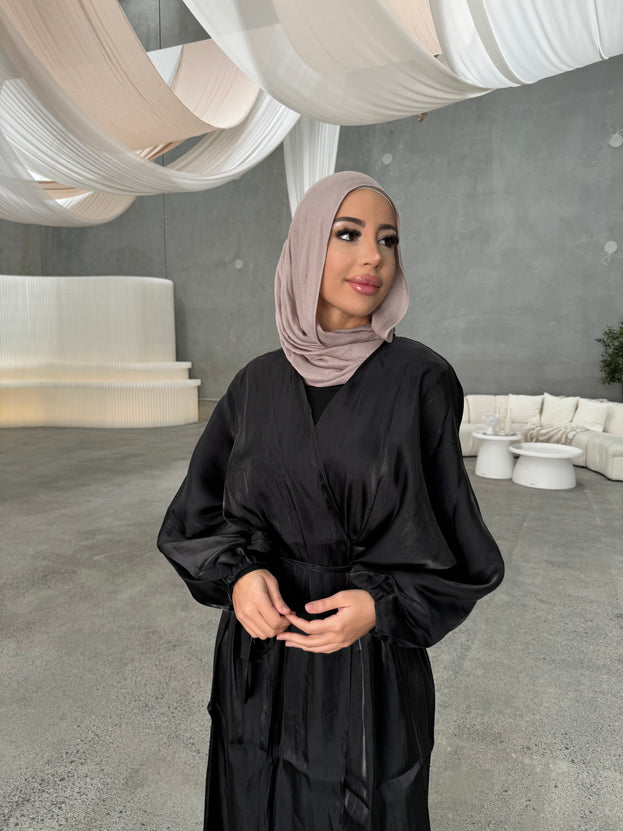 Satin Ella abaya