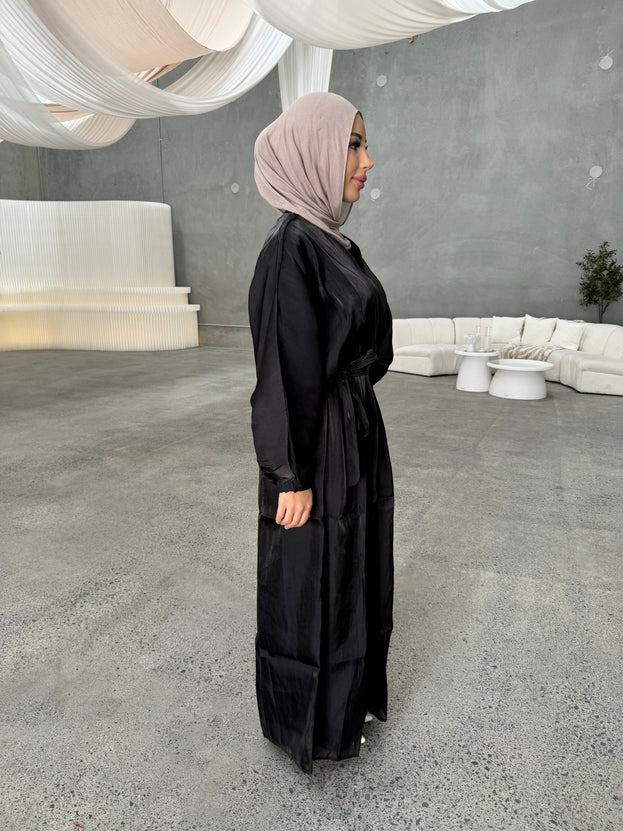 Satin Ella abaya