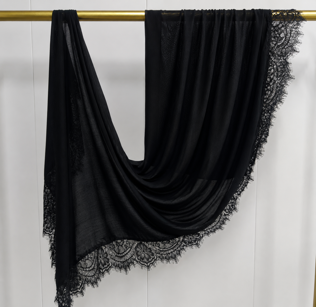 Modal lace hijab set