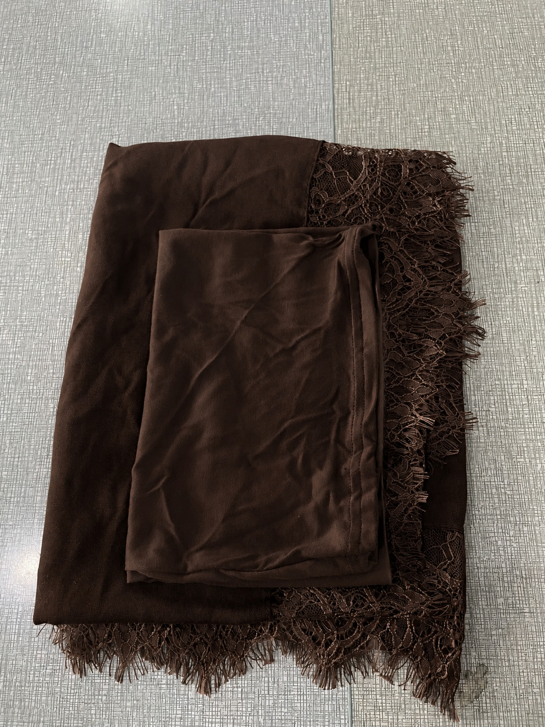 Modal lace hijab set