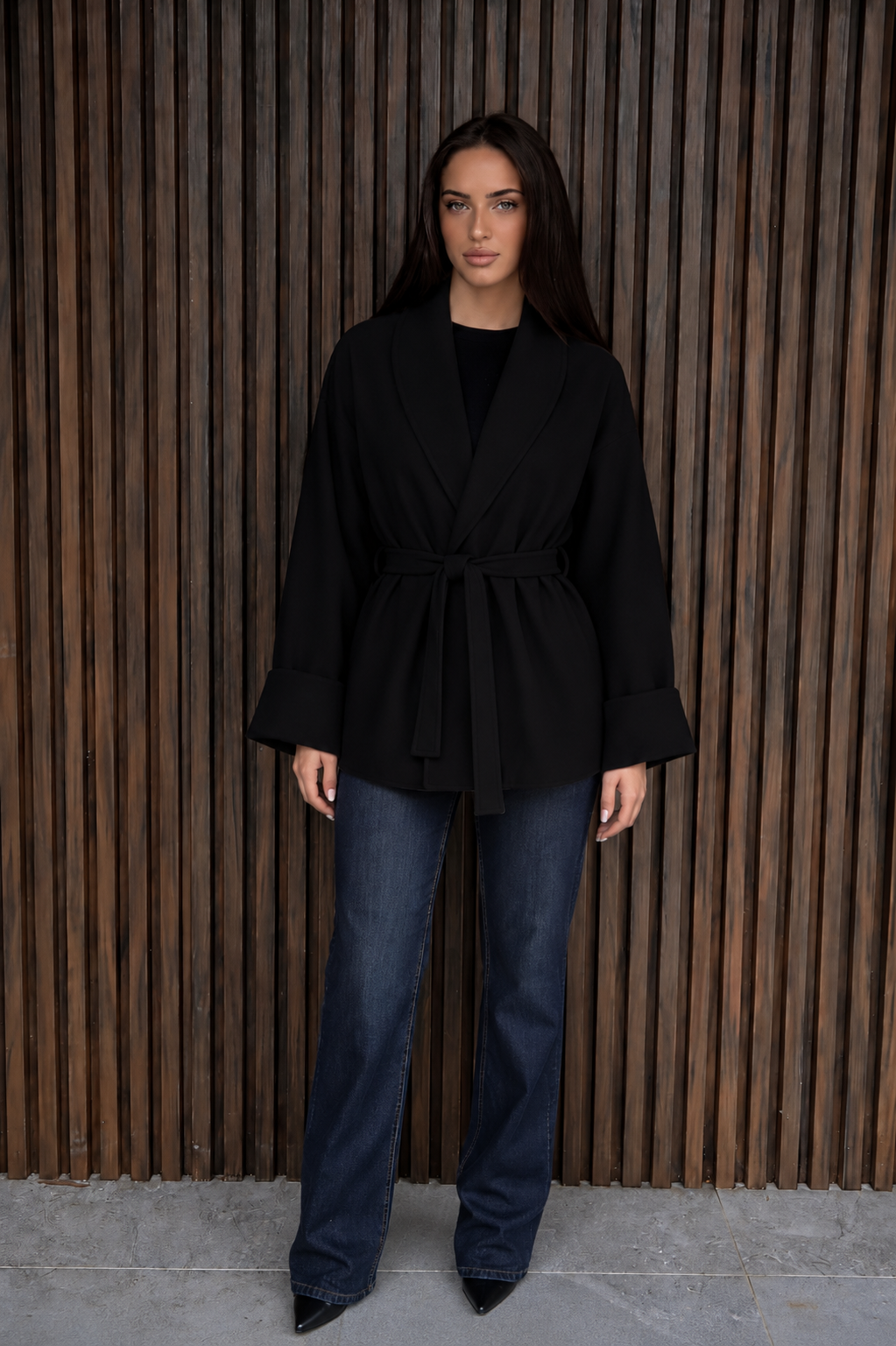 Noir Luxe Coat